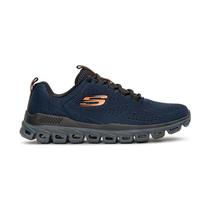 Tenis Skechers Glide-Step - Fasten Up Masculino Azul 232136NVBK