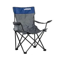 Marine Silla Plegable de Camping M-CDCG c/Porta Lata 110KG