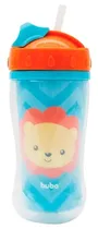 Copo Infantil Parede Dupla Animal Fun Leão Buba 12085