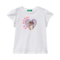 Camiseta Infantil Benetton 3I1XG10DR 101