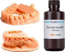 Resina Uv para Impressora 3D Elegoo Dental Model 500G - Orange