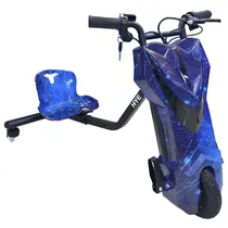Triciclo Eletrico Hye TR02 / Bluetooth / Speaker / LED / 8.5" - Azul Galaxy