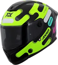 Capacete para Moto Axxis Hummer s Liquer B13 - Tamanho XL (61-62) - Gloss Flour Yellow