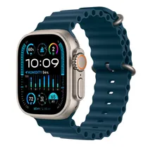 Apple Reloj Smart Watch ULTRA2 49MM Cell MREG3LW/A Titanium/ Ocean Band Metal Compatibles Ios Watchos 10 Y Posteriores Azul