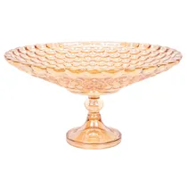 Fruteira Decorativa Dourada 36X19CM