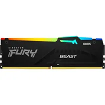 Memória Ram DDR5 Kingston 5600 MHZ 16 GB Fury Beast RGB KF556C36BBEA-16 - Black (Expo-AMD)