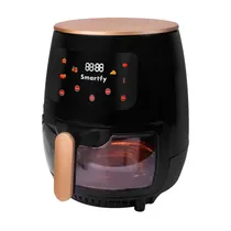 Fritadeira Eletrica Smartfy AF01B / 1400W / 3.6 Litros / 220V / com Visor - Preto