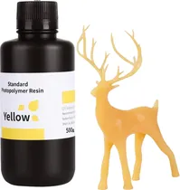 Resina Photopolymer para Impressora 3D Elegoo V1.0 Standard 500G - Yellow