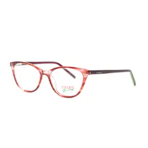 Armação para Óculos de Grau Feminino Visard HD110 C6 52-16-140MM - Vermelho e Marrom
