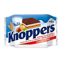 Biscoito Wafer Knoppers Ao Leite e Avelã 25G