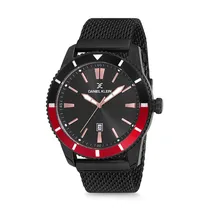 Relógio Analógico Masculino Daniel Klein Premium DK12159-5 - Preto e Vermelho