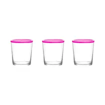 Set de Potes Lav Bodega BDG386 345ML Rosa 3 Piezas