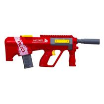 Pistola de Agua Electric Water Gun XD8011 / Bateria Recarregavel e Acessorios - Vermelho