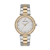 Relogio Analogico Feminino Daniel Klein Premium DK.1.12551-6 - Prata/Dourado