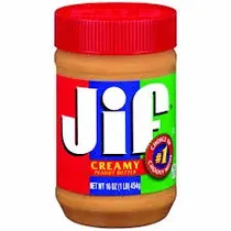 Smuckers Pasta de Mani Jif Extra Cremosa - 45GR Rojo
