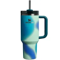 Copo Térmico Stanley Quencher H2.0 Flowstate Tumbler de 1.18 Litros - Coastal Teal Motion