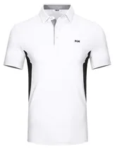 Outlet Camisa Polo PGM YF399 Branco - Masculino