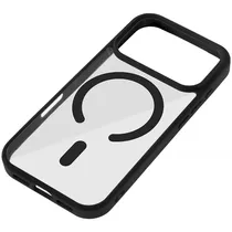 Capinha para iPhone 17 Pro Max Magsafe - Transparente/Preto