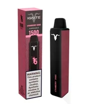 Vape Descartável Ignite V15 1500 Puff - Stranwberry Shake