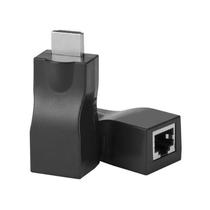 Adaptador Extender HDMI / RJ-45 30M RX / TX 4K - Preto