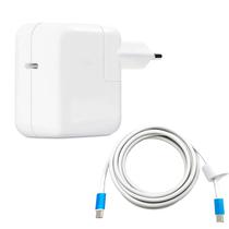 Adaptador de Corriente para Macbook USB C+C/87W - White