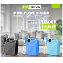 Ecopower Cargador Portatil EP-C526 10000MAH Negro