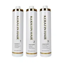 Set de Tratamiento Capilar Keratine Queen Hair White 1000ML