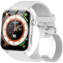 Relógio Blackview R30 Pro com Bluetooth - Cinza + Pulseira