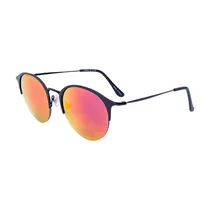 Óculos de Sol Feminino Daniel Klein Trendy DK4167P C1 - Preto e Laranja