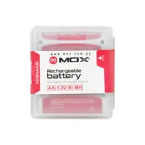 Pilha Recarregável Mox MOB4AA26 - AA - 2600MAH - 4 Unidades