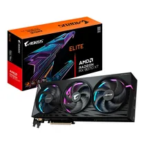 Placa de Vídeo RX9070XT 16GB Gigabyte Aorus Elite Radeon RGB GV-R9070XTAORUS e-16GD/3FAN  Placa de Ví...
