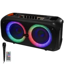 Caixa de Som Prosper P-1424 1.200 Watts P.M.P.O com Bluetooth/USB/FM - Preta