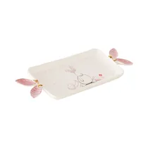 Bandeja Decorativa de Conejo Life Home PP-041331 36 X 13 CM