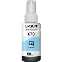 Garrafa de Tinta Epson T673520 - Ciano Claro 70ML
