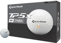 Bola de Golfe Taylormade TP5X MY Symbol Beer - Branco (12 Unidades)