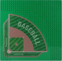 Base de Blocos de Construção Baseball Basepiate Wange - 8818 (32X32)