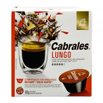 Capsulas de Cafe Cabrales Lungo para Maquinas Dolce Gusto com 14 Unidades