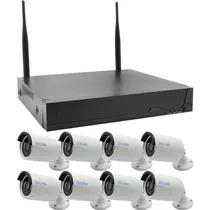 Kit CCTV Tucano 5G TC-WF08 FHD 8 Camaras Wi-Fi - White