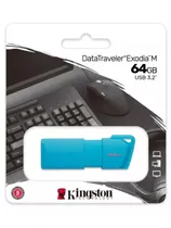 Kingston Pendrive Datatraveler Exodia M KC-U2L64-7LB 64GB USB3.2  Kingston Pe...