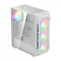 Gabinete Gamdias Aura GC1 Mid-Tower Argb White 4 Fan