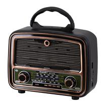 Radio Portatil Ecopower EP-F107B - Recarregavel - USB/ SD/ Aux - AM/ FM/ SW - Bluetooth - Preto