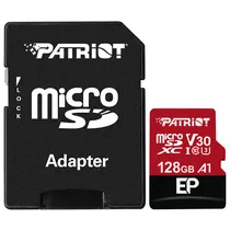 Cartao de Memoria Micro SD Patriot 2X1 C10 U3 V30 A1 - PEF128GEP31MCX