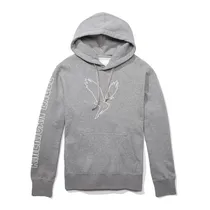 Moletom American Eagle Masculino / Capuz com Cordão / Médio (M) - Heather Gray