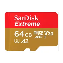 Cartao de Memoria Micro SD Sandisk Extreme 64GB 170MBS - SDSQXAH-064G-GN6MA