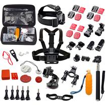 Kit de Acessorios para Cameras de Acao Quanta QTSCA601 com 11 Pecas