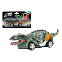 Figura Dino Car Pull Back Metal Por Unidad - Surtido