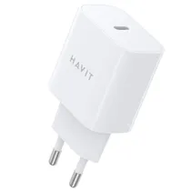 Carregador Tomada Havit UC12W USB-C / 12W - Branco