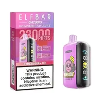 Pod Descartável Elfbar GH23000 Strawberry Ice 23.000 Puffs