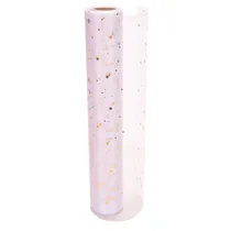 Tela de Cor Dourado/Branco/Vermelho 36CM*10M