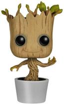 Boneco Dancing Groot - Guardians Of The Galaxy Funko Pop! 65 - Bobble Head